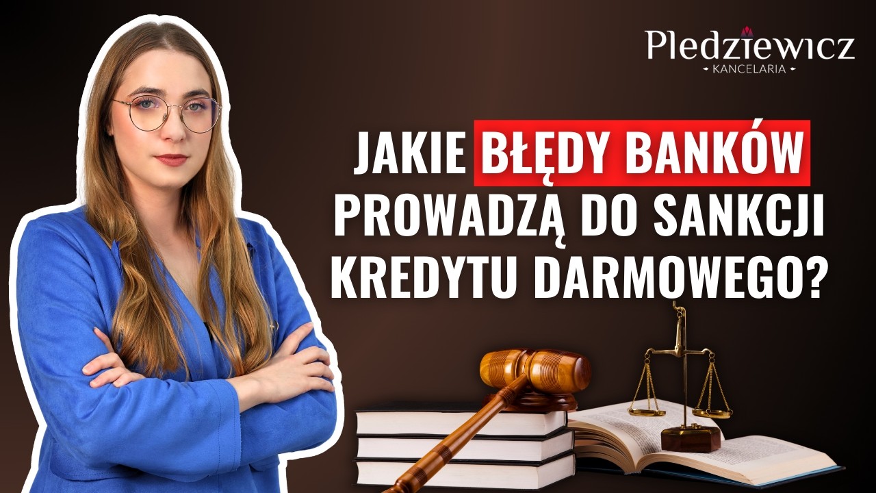 Jeśli masz kredyt konsumencki, bank mógł popełnić błędy w umowie, które dają Ci prawo do tzw. sankcji kredytu darmowego - czyli kredytu bez odsetek, prowizji i wielu kosztów dodatkowych