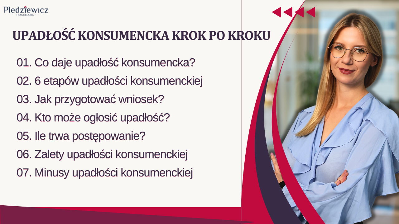 Upadłość konsumencka krok po kroku — wideo z Kancelarii Pledziewicz