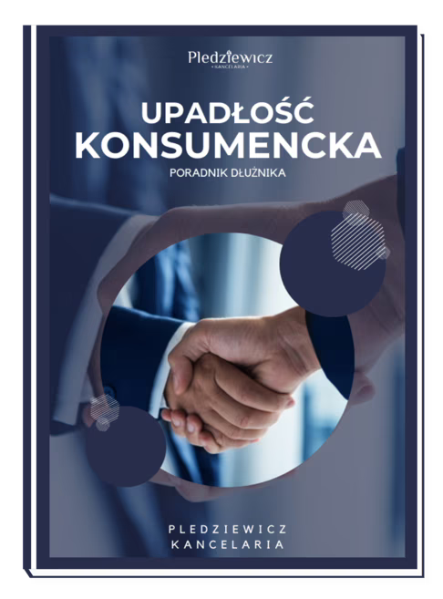 E-book: Upadłość konsumencka — poradnik dłużnika, Pledziewicz Kancelaria