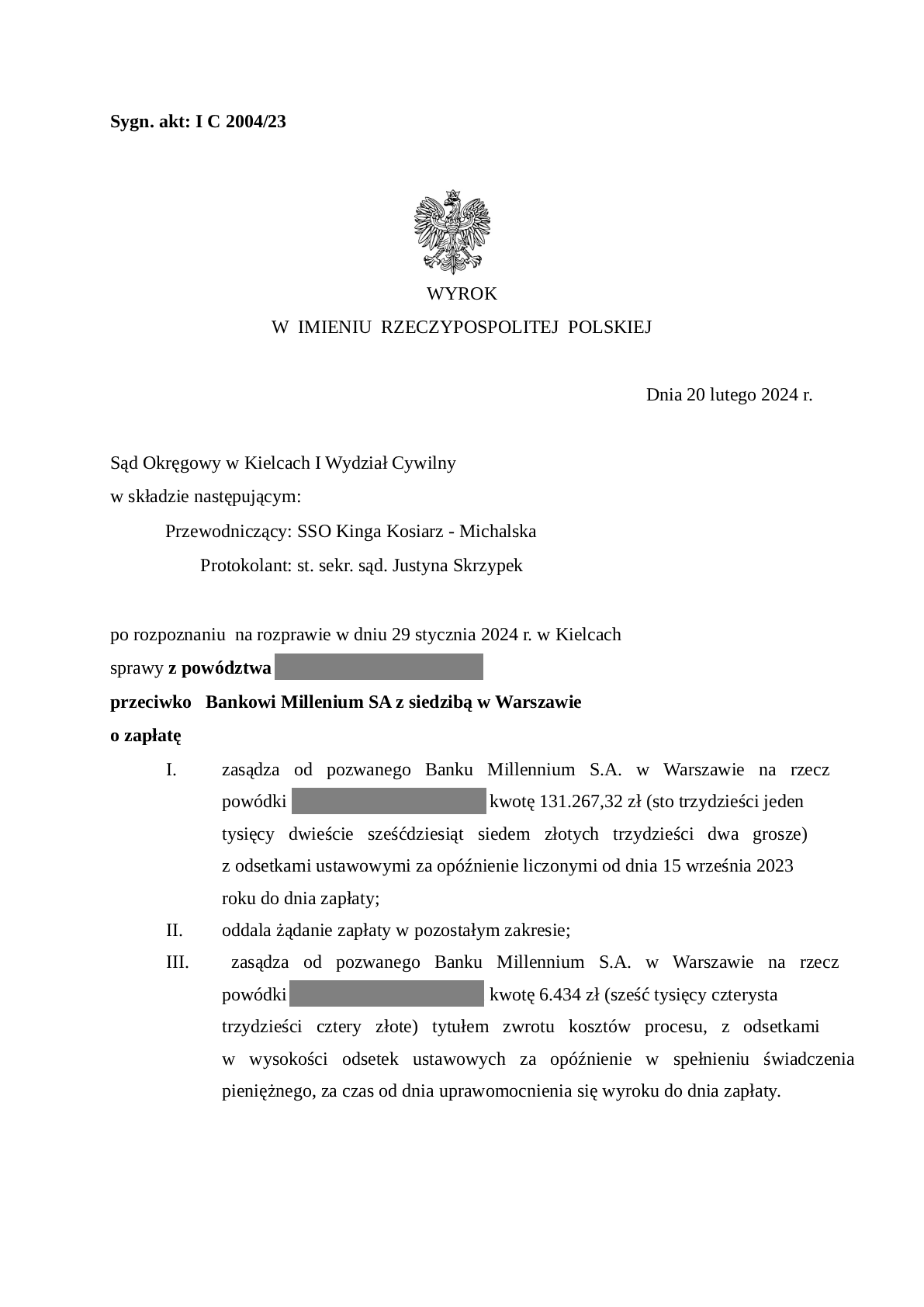 Prawomocny wyrok - unieważnienie kredytu frankowego